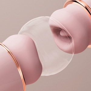 Ji Yu's tongue licking and sucking <b>vibrating</b> egg for female flirting, strong <b>vibration</b>, silent female masturbation device, - Product Image 2