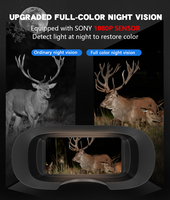 DT49C Lunettes de vision nocturne polychromes 2.5K UHD 8X Zoom numérique Écran 3 'Jumelles de vision nocturne à portée de chasse 300m