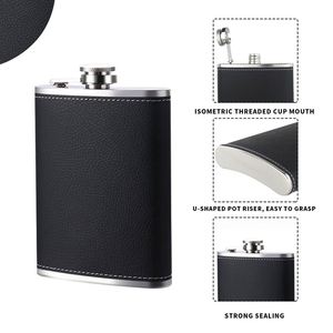 Ys99 Wholesale Custom Logo <b>Flask</b> Different Capacity Male Alcohol Whisky Wine Pot Bottle Stainless Steel Hip <b>Flasks</b> - Product Image 4