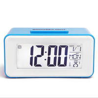 Jam Elektronik Mini Sederhana Baru untuk Anak-anak dan Pelajar, Jam Alarm di Samping Tempat Tidur, Jam Pintar Kompak dan Modis