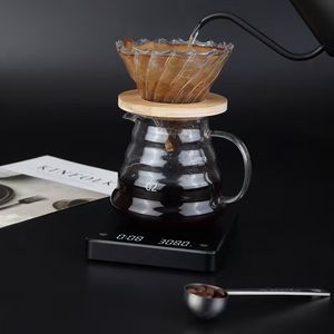 Balance à expresso avec minuteur, haute précision 0,1g 3kg, balance numérique pour <span class=keywords><strong>café</strong></span>, outil de pesage pour le <span class=keywords><strong>café</strong></span> filtre, la pâtisserie et les aliments, tapis en silicone - Product Image 6