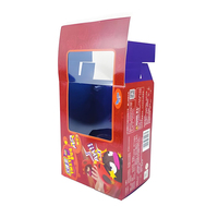 Boîte cadeau personnalisée pour jouets d'enfants avec personnage de dessin animé imprimé, logo en relief, revêtement UV, boîte d'emballage de jouets imprimée en couleur