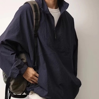 Vente en gros de veste à demi fermeture éclair personnalisée de haute qualité coupe-vent Offre Spéciale Athleisure pour hommes
