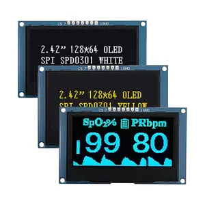 ROHS sertifikası 2.4 inç oled 12864 LCD ekran küçük oled