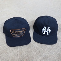 Casquettes en sergé de coton à 5 panneaux classiques avec logo tissé personnalisable, casquettes snapback vintage personnalisées pour la course urbaine, pour hommes et femmes