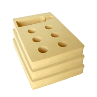 Fournisseur direct d'usine Inserts en mousse PU écologiques et colorés pour l'emballage des flacons de médicaments Feuilles découpées sur mesure