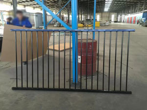 Kare tüp antika kısa ferforje 4 ayak demir ızgara çit çelik çit küçük köy alan - Product Image 5