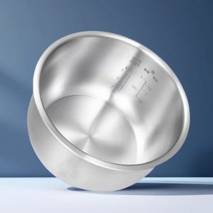 Accessoire pour <span class=keywords><strong>cuiseur</strong></span> à <span class=keywords><strong>riz</strong></span> ANY/HQ/HT/HK/L15H8/AL, pot intérieur universel en acier inoxydable 4L/5L - Product Image 1