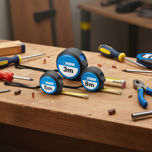 Ruban à mesurer Fervi 3m 5m 8m avec lame magnétique pour des mesures précises - Product Image 3