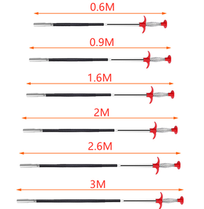 Herramienta de Desatasco de Tuberías de 60 cm, Cable Flexible para Desatascar, Herramienta para Recoger Objetos, Desatascador de Drenaje, Desatascador de Cabello para Fregaderos, Inodoros y Lavabos - Product Image 6