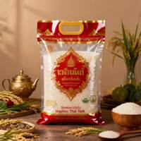 Sacs d'emballage pour riz imprimés sur mesure 5kg 10kg 25kg en plastique BOPP laminé et tissé PP