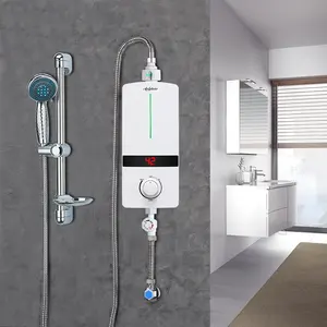 電気家庭用サーモスタットインスタント給湯器最小サイズ6kwトイレ給湯器