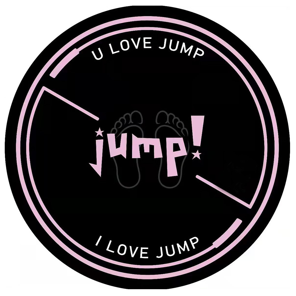 Диаметр 70 см 120 см 125 см высокой плотности зарядки фитнеса с коврик бесшумный leathaire; Без шнуровки; Округлый носок; Легкие женские скакалок коврик со счетчиком