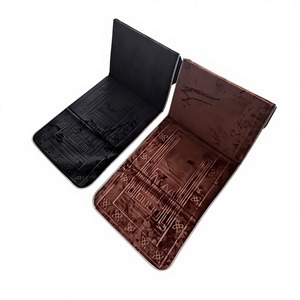Tappetino da Preghiera Islamico Musulmano Sajadah Pieghevole da Viaggio con Schienale e Tasca - Product Image 1