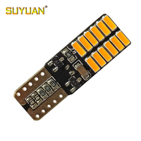 Yüksek parlaklık dayanıklı 12V 5W T10 4014-24SMD LED cips araba ampulü ile 50000 saat ömrü