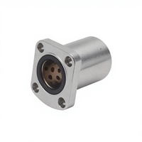 Boulon linéaire sans huile à bride allongée en acier inoxydable, avec revêtement extérieur en graphite et intérieur en cuivre, usiné CNC pour applications de fraisage et de résistance à l'usure