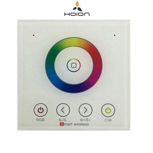 Bộ Điều Khiển Dải Đèn LED Gắn Tường Bảng Điều Khiển Âm Tường Không Dây 2.4G Điều Khiển DIM/CCT/RGB/RGBW 86 Công Tắc - Product Image 2