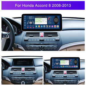 Podofo 12,3 ''Android Car Stereo 8 Core 2 + 32G Android 13 <span class=keywords><strong>CarPlay</strong></span>/Android Auto/GPS/WIFI/RDS/DSP/IPS para Honda Accord 8 2008-2013 - Product Image 4