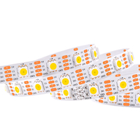 Lampu Strip Dekorasi Rumah Kamar Tidur Pesta Festival Berkualitas Tinggi 60led SK9822 Putih 10mm Pencahayaan Dalam Ruangan Modern Tahan Air