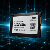 3.84TB 2.5 Inch SATA SSD Server Penyimpanan Enterprise Server Kapasitas Tinggi Hot Swap Bersertifikasi ISO