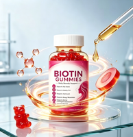 Compléments alimentaires en gommes à la biotine, formule personnalisée, dosage et emballage sur mesure