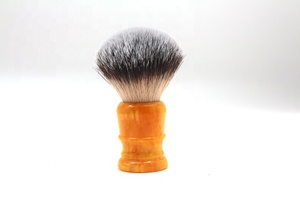 Tereyağı sarı reçine kolu ile JDK erkek naylon tıraş fırçası - Product Image 6