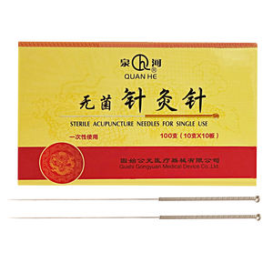 Harga Pabrik Grosir 100 Buah Jarum Akupunktur Sekali Pakai Steril Cina Pegangan Baja Tahan Karat Agujas De Acupuntura - Product Image 4