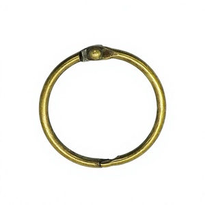 YIWANG Bronze 1.5 Inch Key Rings O Ring Binder Loose Leaf Binder Ring for Clothes - Product Image 1