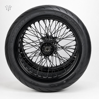 Kit de roues Supermoto Sur-Ron Ultra Bee 17 pouces 100/80-17 130/70-17 en aluminium CNC haute performance pour moto électrique sur route