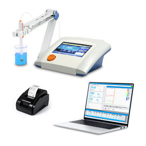 टच स्क्रीन बेंच टॉप लैब डिजिटल प्रिसिजन हाई सॉल्यूशन एलसीडी डिस्प्ले पीएच तापमान पीएच रेंज -2.000 ~ 20.000 पीएच - Product Image 3