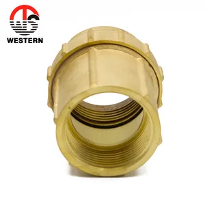 Hot Sale Copper Straight Pipe Connector Brass Straight Male Compression Fitting For PE Pipe Plumbing