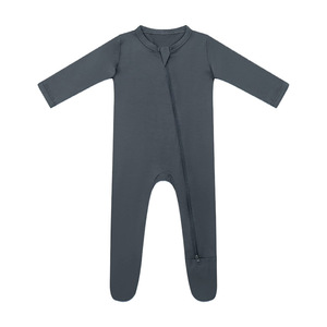 Warm Soft and Stretchy 2 Way Zip Footed 0 Months Bamboo Viscose Animal Sleeping <strong>Pyjamas</strong> for Babies Romper Onesie Pajama - Product Image 5
