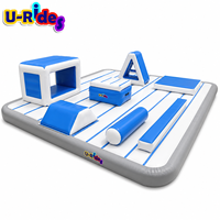 Tapis de jeu gonflable personnalisé pour enfants, tapis d'obstacles de parkour pour aire de jeux intérieure et jardin