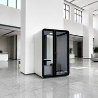 UNIBOOTH, Cabina de Privacidad para Espacio de Trabajo con Sistema de Ventilación de Alta Eficiencia ISO 23351, Reducción de Ruido de 33dB, Diseño Modular Profesional