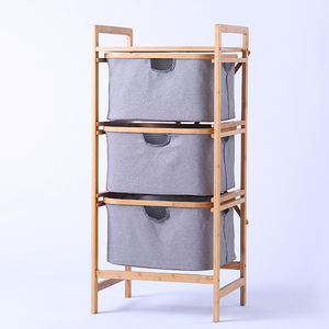Holesale cocodable ololdable lothes 3 Tier amboo aunaundry amamper amboo aunaundry asasket con tortorage AG - Product Image 1