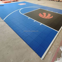 Dalles de sport modulaires multi-usages TIANSU, base roulante stable, revêtement de sol 30,48*30,48*1,8 cm pour patinoires intérieures et extérieures