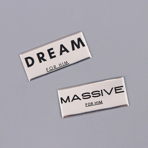 Étiquettes personnalisées en alliage Zecheng Dream Massive pour lui, étiquettes d'emballage, impression numérique - Product Image 1