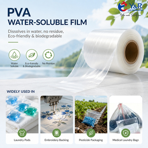 <span class=keywords><strong>Film</strong></span> soluble dans l'eau en alcool polyvinylique, personnalisé, multi-épaisseurs, logo carré, 100% PVA, <span class=keywords><strong>film</strong></span> soluble à l'eau froide, dissolution rapide - Product Image 6