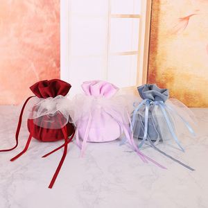 ถุงกำมะหยี่รีไซเคิลรักษ์โลกสำหรับใส่เครื่องประดับ เช่น นาฬิกา สร้อยคอ แหวน อัญมณี แว่นตา พร้อมสกรีนโลโก้ได้ - Product Image 6