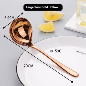 Roestvrijstalen Soepschelp En Vergiet 2-In-1 Party Hotpot Met Lange Steel En Grote Poedersoeplepel Groothandel - Product Image 6