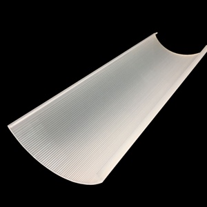 100mm Milky PC đùn dẫn ánh sáng khuếch tán cho đèn tuyến tính Dải C bìa với khuếch tán polycarbonate nhựa acrylic PMMA - Product Image 3