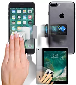 Selbstklebender Handy-Reiniger <span class=keywords><strong>2</strong></span>-in-1 Bildschirmreiniger Mikrofaser-Reinigungssticker für Mobiltelefone - Product Image 5