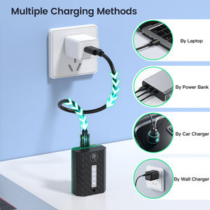 حزمة من بطاريتين ، بطارية بديلة USB-C ، فحص سريع لمستوى البطارية متوافق مع سوني A7iii ، A7iv - Product Image 4