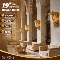 Applique murale LED personnalisée pour mosquée, Ramadan, palais, hôtel, couloir