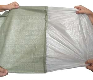 Sac en tissu tissé PP vert neuf de 50 kg, antistatique, pour emballage alimentaire, sac en plastique Fabricexpress, vente en gros - Product Image 6