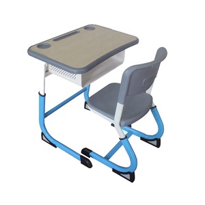 Mesa de estudio escolar para niños, mueble individual para estudiantes, para escuela <span class=keywords><strong>secundaria</strong></span> - Product Image 2