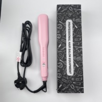 Fer plat personnalisé en titane miroir de 1.35 pouces OEM ODM 450 degrés utilisé pour le lisseur de cheveux à la kératine de salon de coiffure