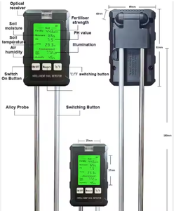 6 em 1 Medidor De Fertilidade Do Solo PH Mositure <span class=keywords><strong>Sunlight</strong></span> Umidade Fertilidade <span class=keywords><strong>Tester</strong></span> Do Solo - Product Image 4