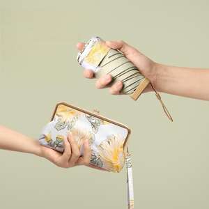 ร่มพกพาขนาดเล็ก 6K UV Shield 5 ตอน: น้ำหนักเบา ขนาดกะทัดรัด สำหรับผู้หญิง พร้อมบริการสกรีนโลโก้ - Product Image 2