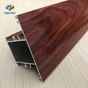 Profils en aluminium <span class=keywords><strong>pour</strong></span> fenêtres et portes, finition bois personnalisée, extrusion d'aluminium, cadre en aluminium - Product Image 6